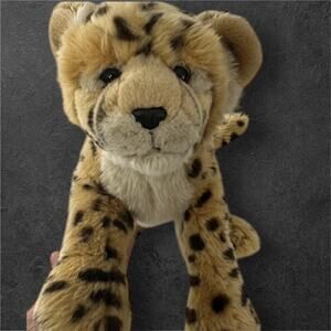 SOS Magnussen Home Plush Realistic Cheetah Plush Save Our Space Plushie 14”